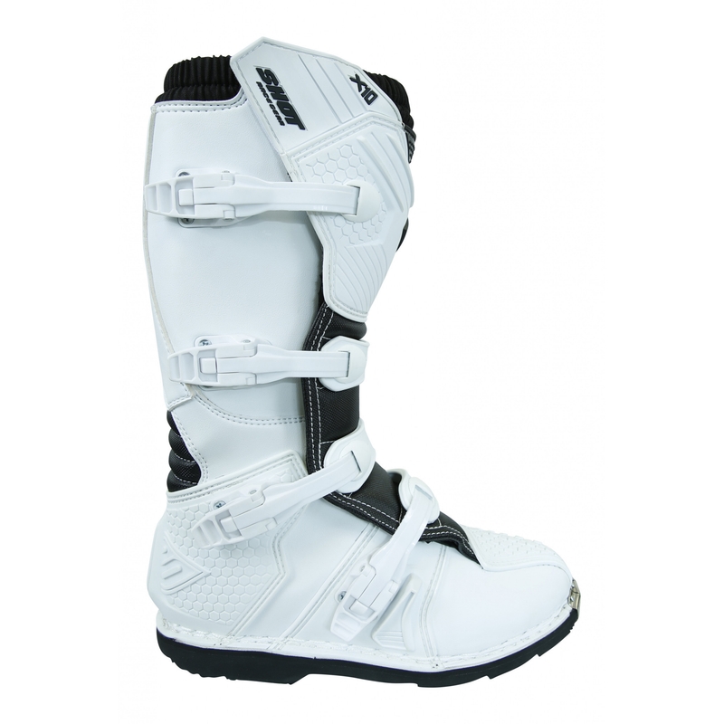 Shot X10 White Motorcycle Boots razprodaja