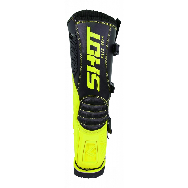 Shot X10 Black-Fluo Yellow Motorcycle Boots razprodaja