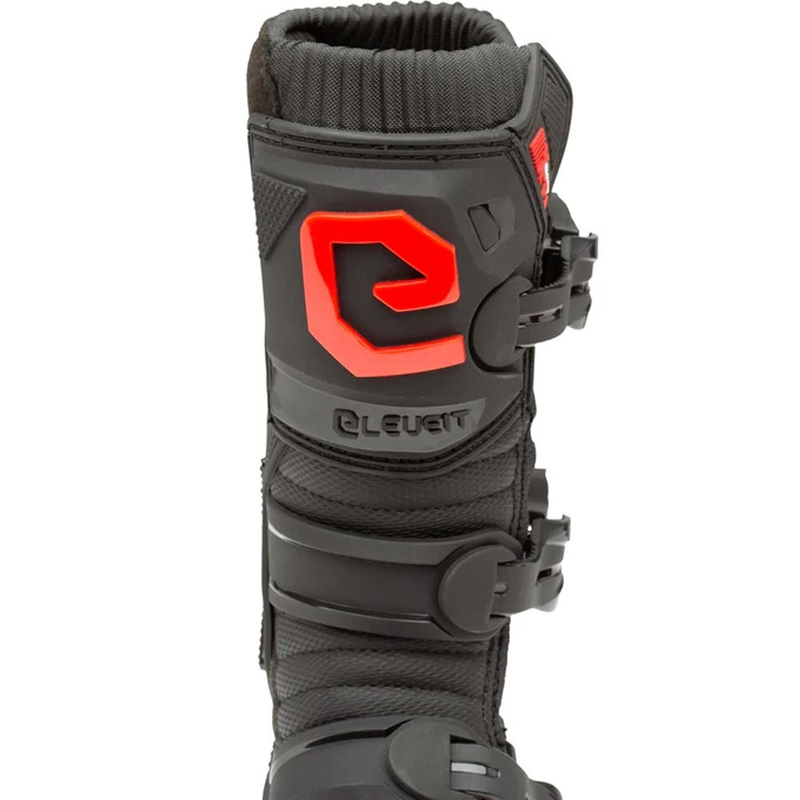 Eleveit X-Peak otroški motokros škornji črno-rdeči