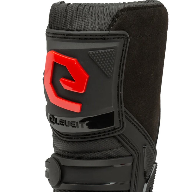 Eleveit X-Peak otroški motokros škornji črno-rdeči