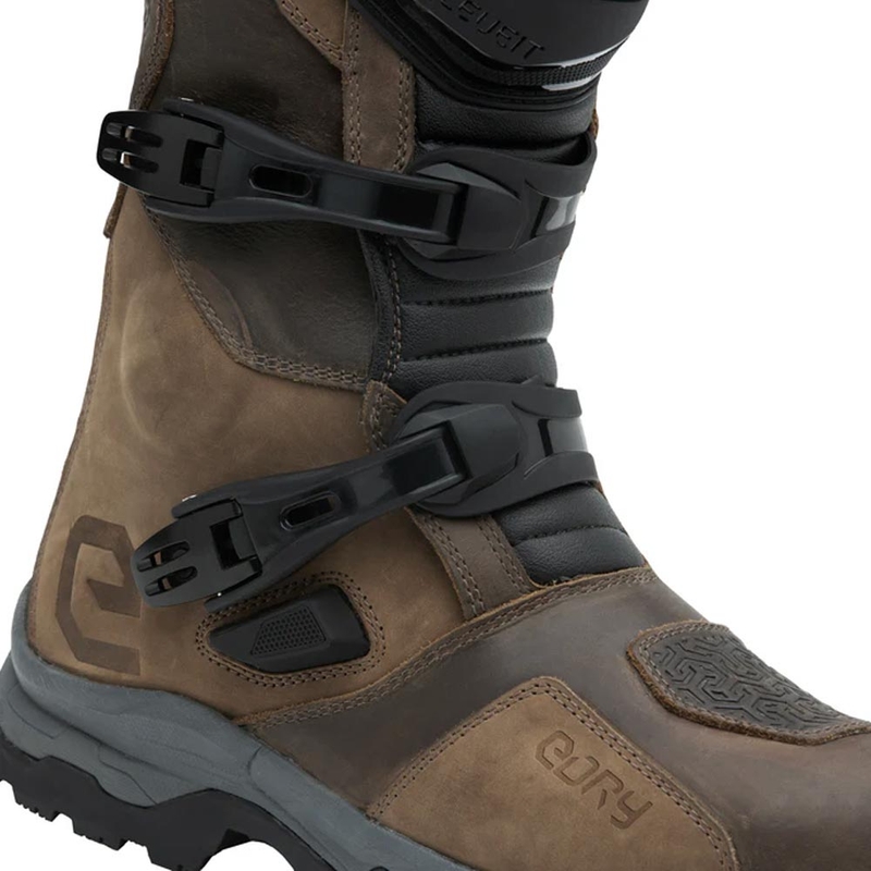 Eleveit X Land ADV E-Dry motoristični škornji rjavi