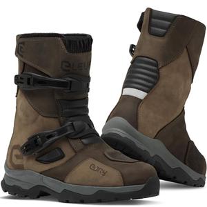 Eleveit X Land ADV Low E-Dry motoristični škornji rjavi
