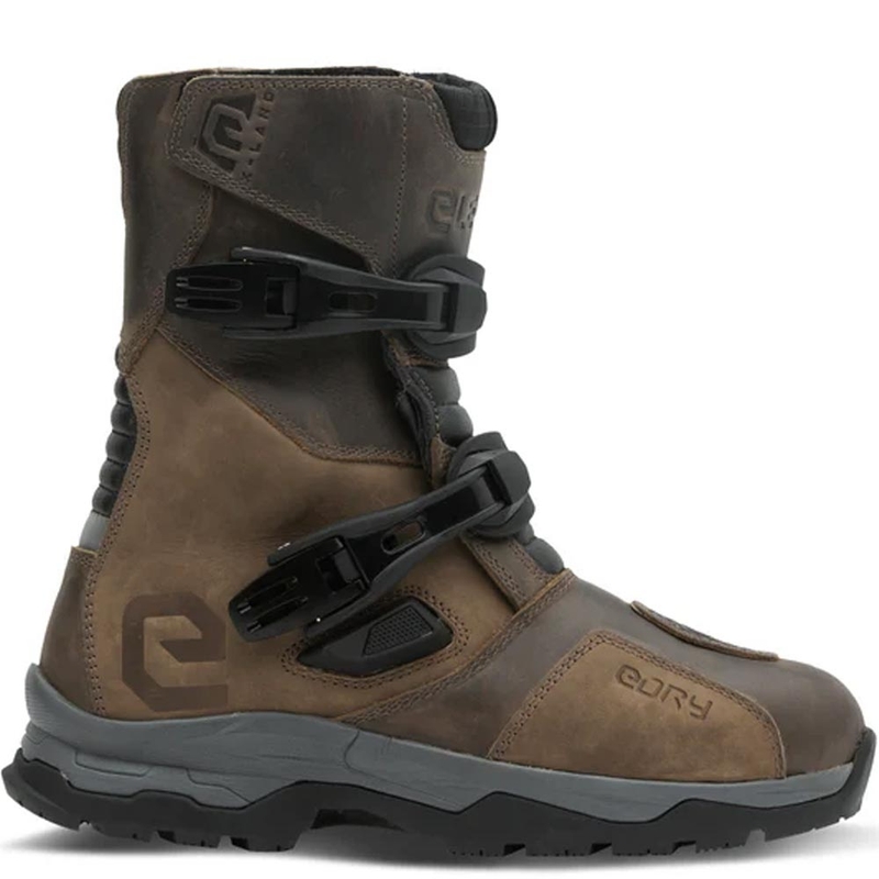 Eleveit X Land ADV Low E-Dry motoristični škornji rjavi