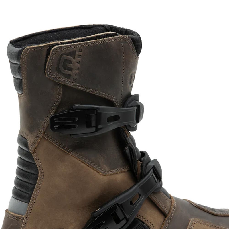 Eleveit X Land ADV Low E-Dry motoristični škornji rjavi