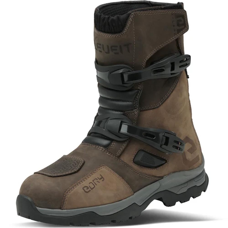 Eleveit X Land ADV Low E-Dry motoristični škornji rjavi