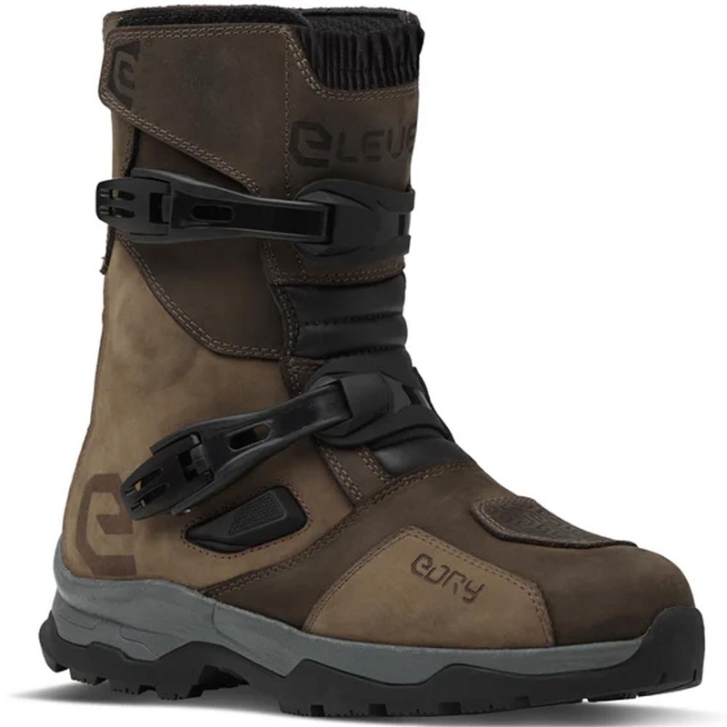 Eleveit X Land ADV Low E-Dry motoristični škornji rjavi