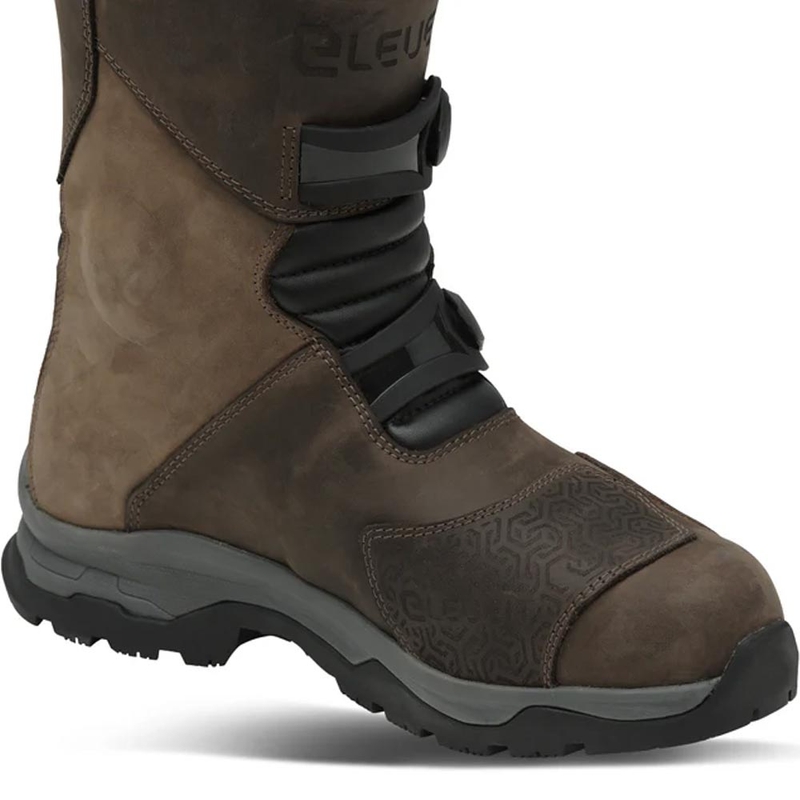 Eleveit X Land ADV Low E-Dry motoristični škornji rjavi