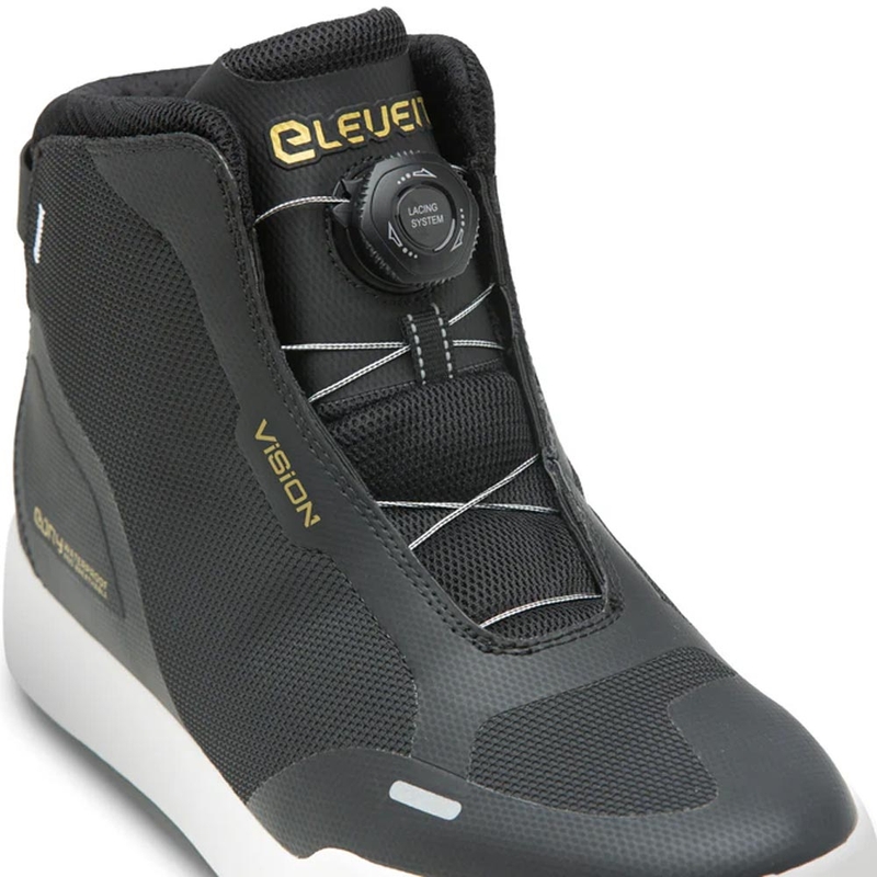 Ženski motoristični škornji Eleveit Vision E-Dry črne barve