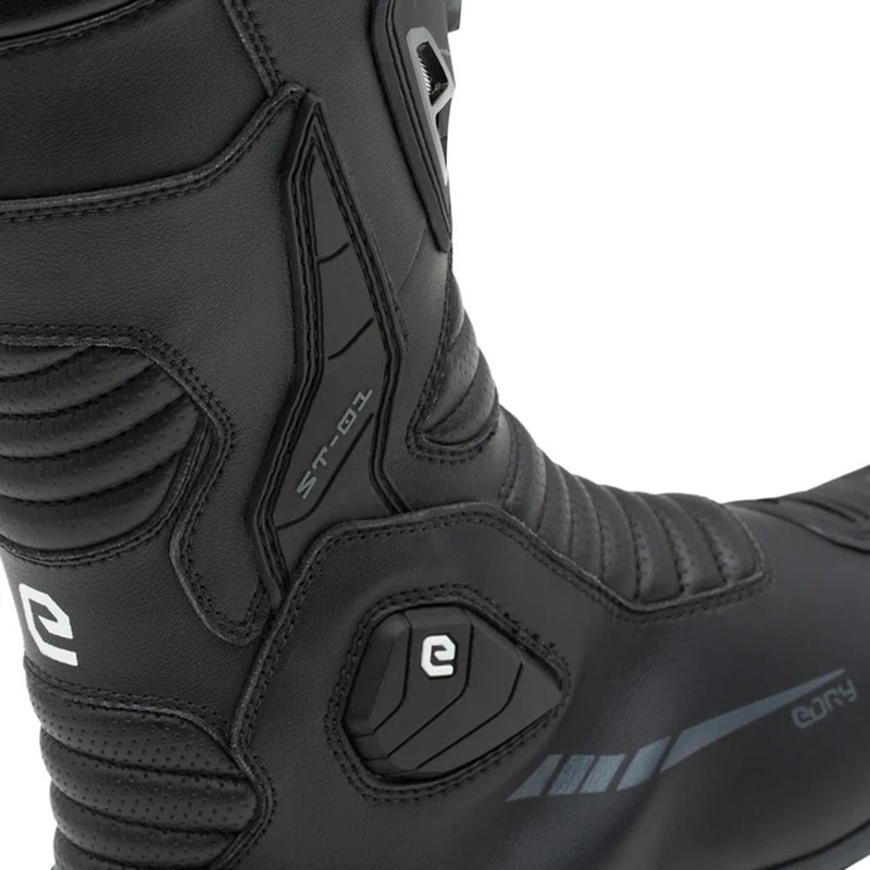 Eleveit ST-01 E-Dry motoristični škornji črne barve
