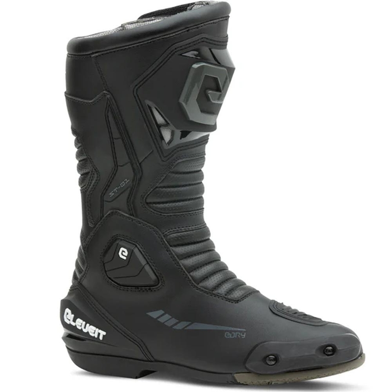 Eleveit ST-01 E-Dry motoristični škornji črne barve