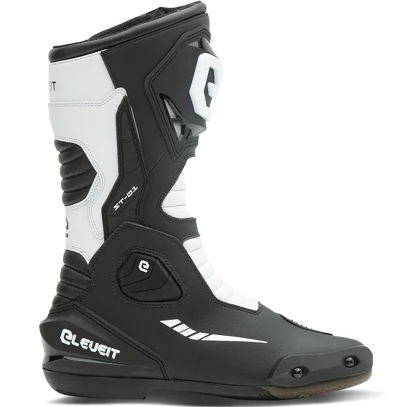 Moto škornji Eleveit ST-01 črno-beli