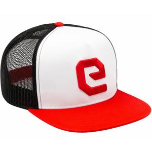 Eleveit Cap Logo belo-rdeča