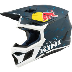 Otroška motokros čelada KINI Red Bull MX3 1.0 modro-bela