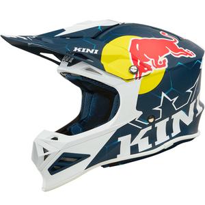 Motokros čelada KINI Red Bull MXC1 1.0 modro-bela