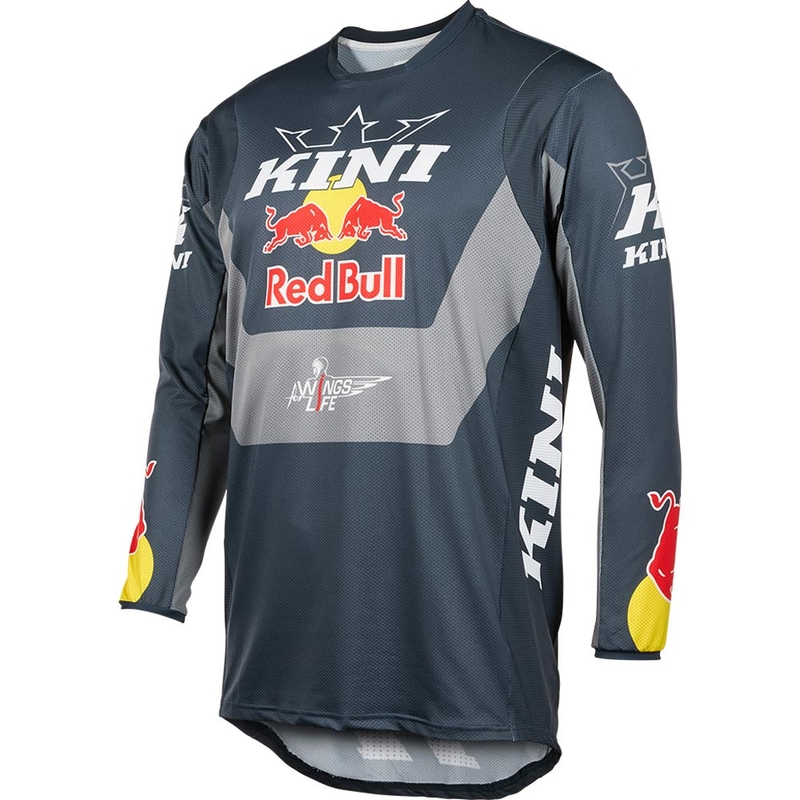 KINI motokros dres Red Bull MXC 1.0 antracitne barve