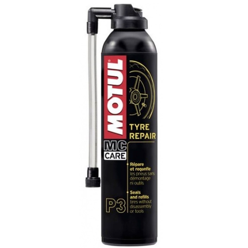 Sprej za popravilo pnevmatik Motul P3 Popravilo pnevmatik 300 ml