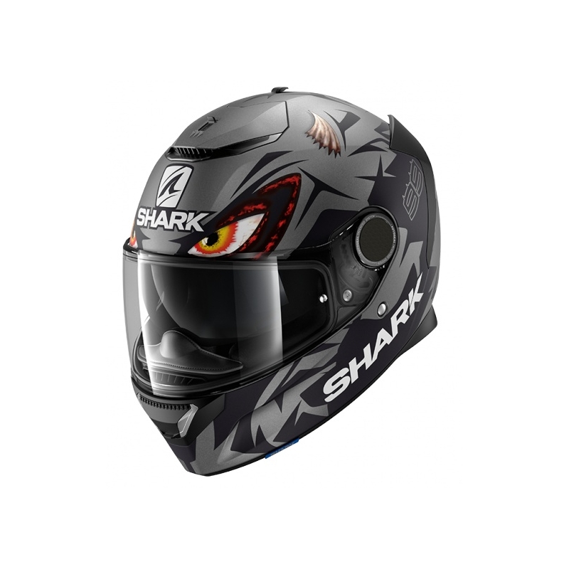 Integralna čelada SHARK SPARTAN 1.2 Lorenzo Austria GP Mat črno-siva razprodaja