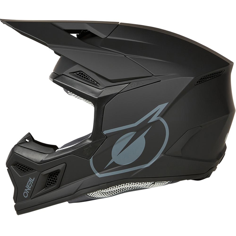 Motokros čelada O´Neal 3SRS Solid mat črna