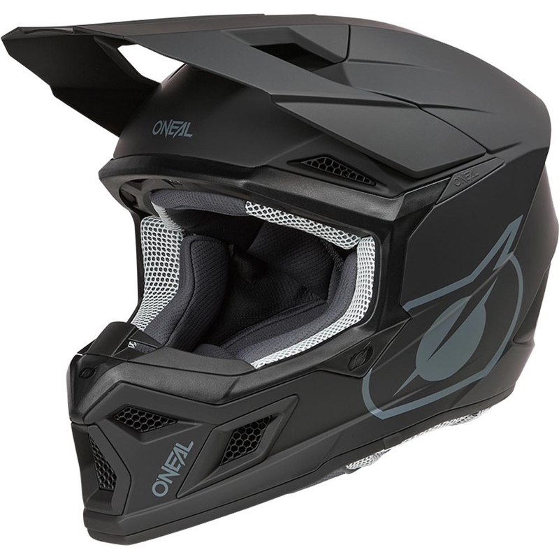 Motokros čelada O´Neal 3SRS Solid mat črna