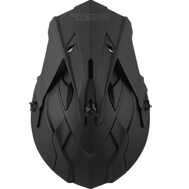 Motokros čelada O´Neal 2SRS Flat mat črna