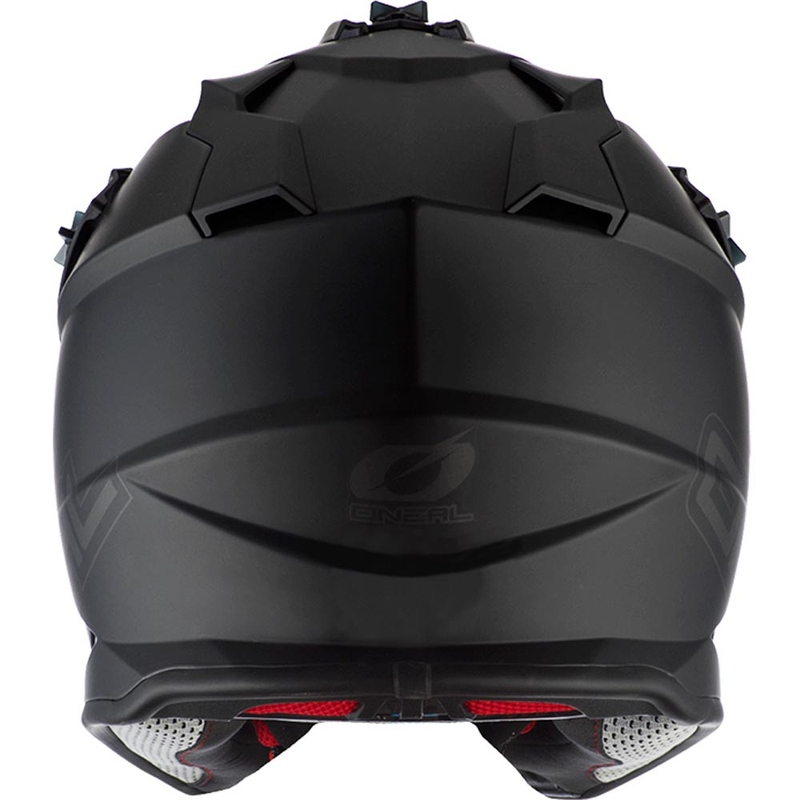 Motokros čelada O´Neal 2SRS Flat mat črna