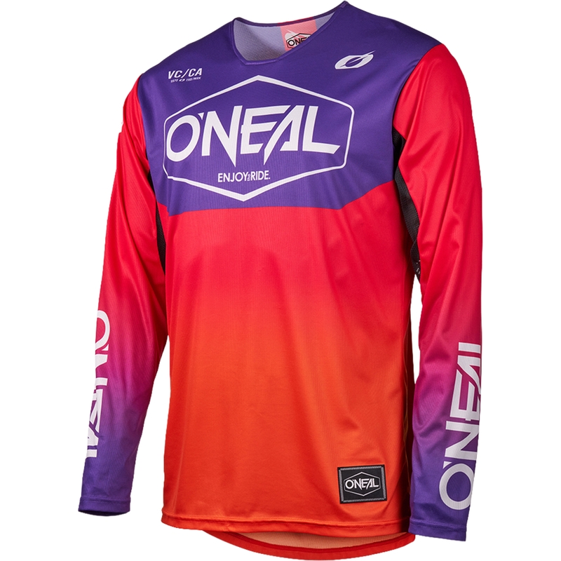Motokros dres O'Neal Mayhem Hexx oranžno-vijoličen