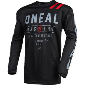 Motokros dres O´Neal Element Dirt črno-siv
