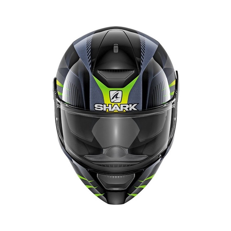 Integralna čelada SHARK D-SKWAL Mercurium black-grey-fluo green razprodaja