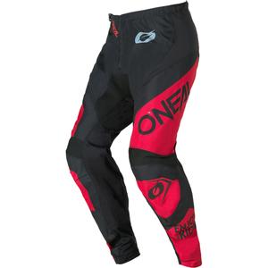 Motokros hlače O´Neal Element Racewear črno-rdeče