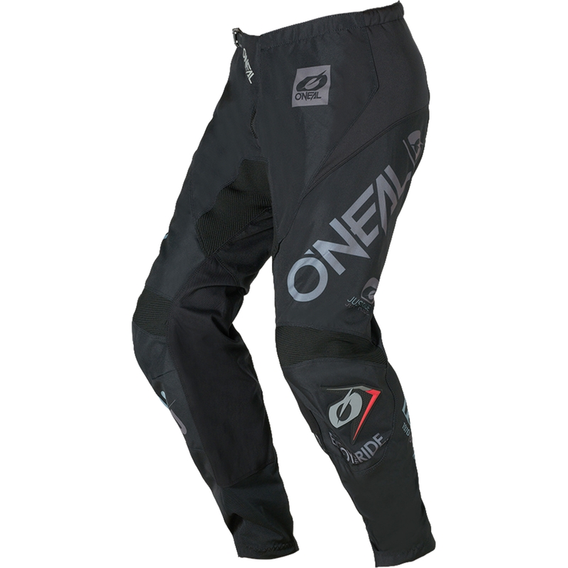Motokros hlače O´Neal Element Brand črno-sive