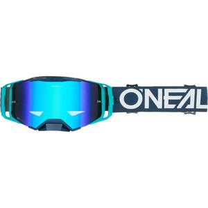 Motokros očala O´Neal B-33 Hexa modra (iridijev moder pleksi steklo)