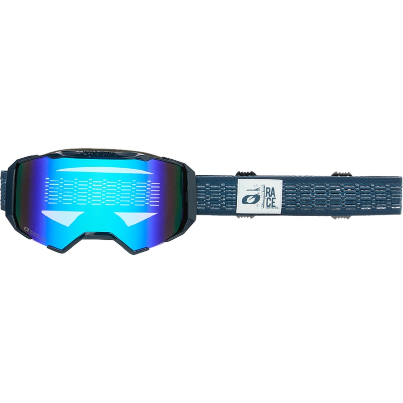 Motokros očala O´Neal B-22 Static blue (iridijev moder pleksi steklo)