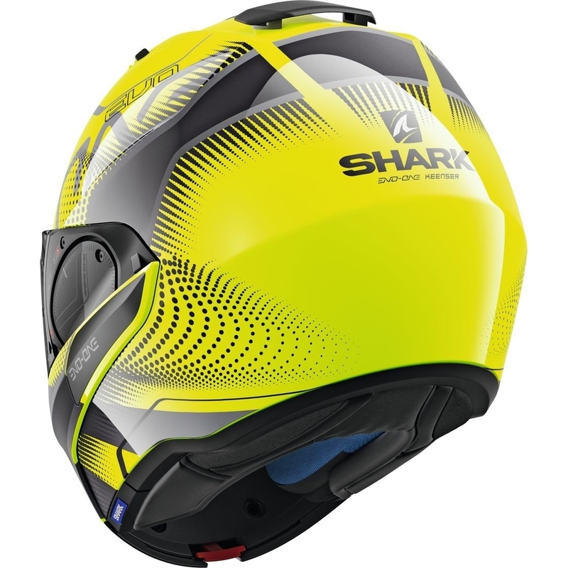 Zložljiva čelada SHARK EVO-ONE 2 Keenser rumeno-črna razprodaja