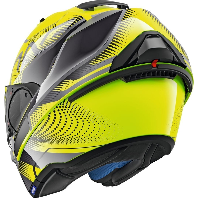 Zložljiva čelada SHARK EVO-ONE 2 Keenser rumeno-črna razprodaja