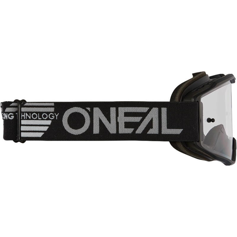 Motokros očala O´Neal B-10 Solid black (prozorno pleksi steklo)