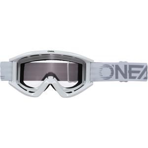 Motokros očala O´Neal B-Zero bela (prozorno pleksi steklo)