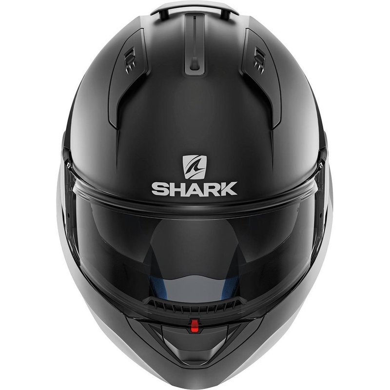 SHARK EVO-ONE 2 Blank Mat Black Matte Flip čelada