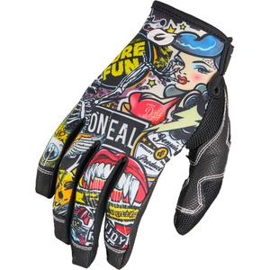 Motokros rokavice O´Neal Mayhem Crank večbarvne