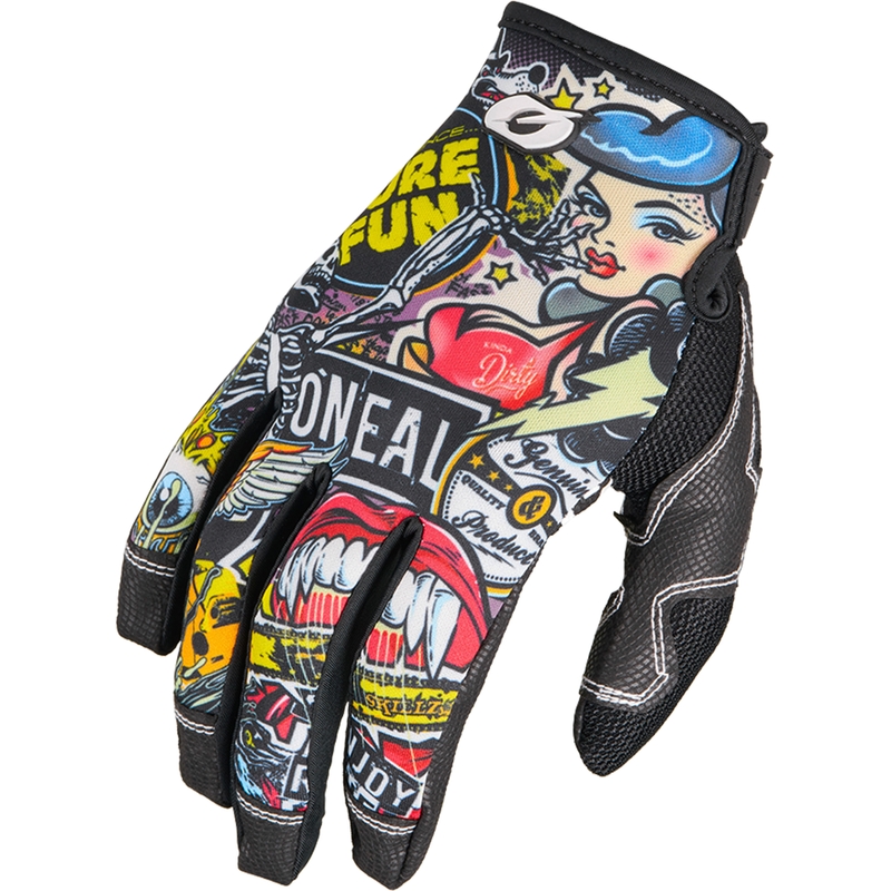 Motokros rokavice O´Neal Mayhem Crank večbarvne
