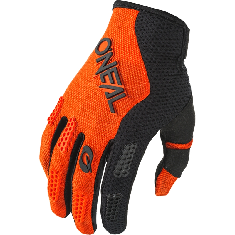 Motokros rokavice O´Neal Element Racewear črno-oranžne