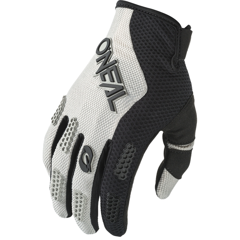 Motokros rokavice O´Neal Element Racewear črno-sive
