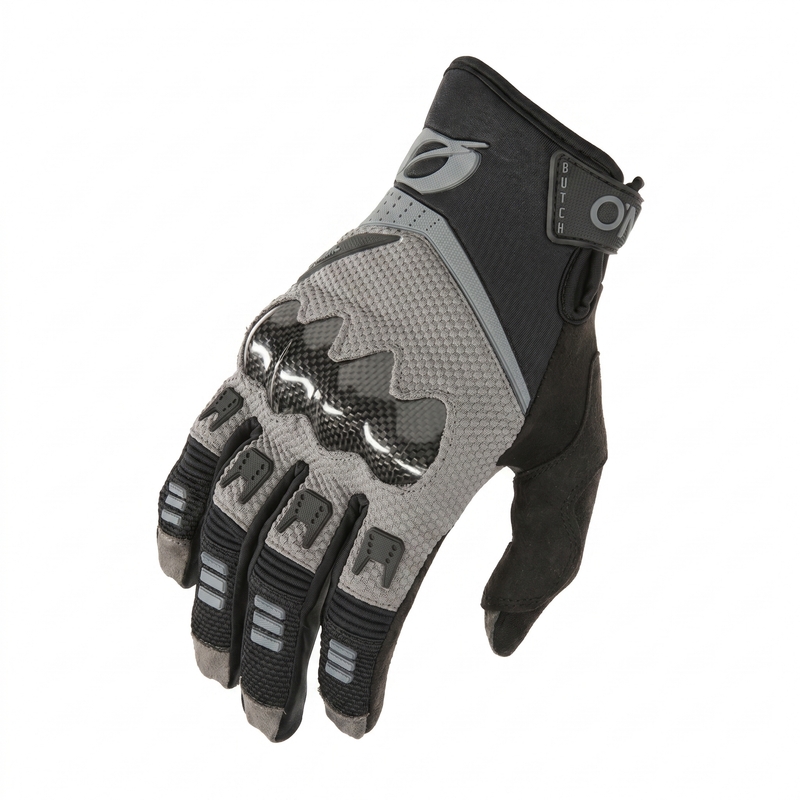 Motokros rokavice O´Neal Butch Carbon CE sivo-črne