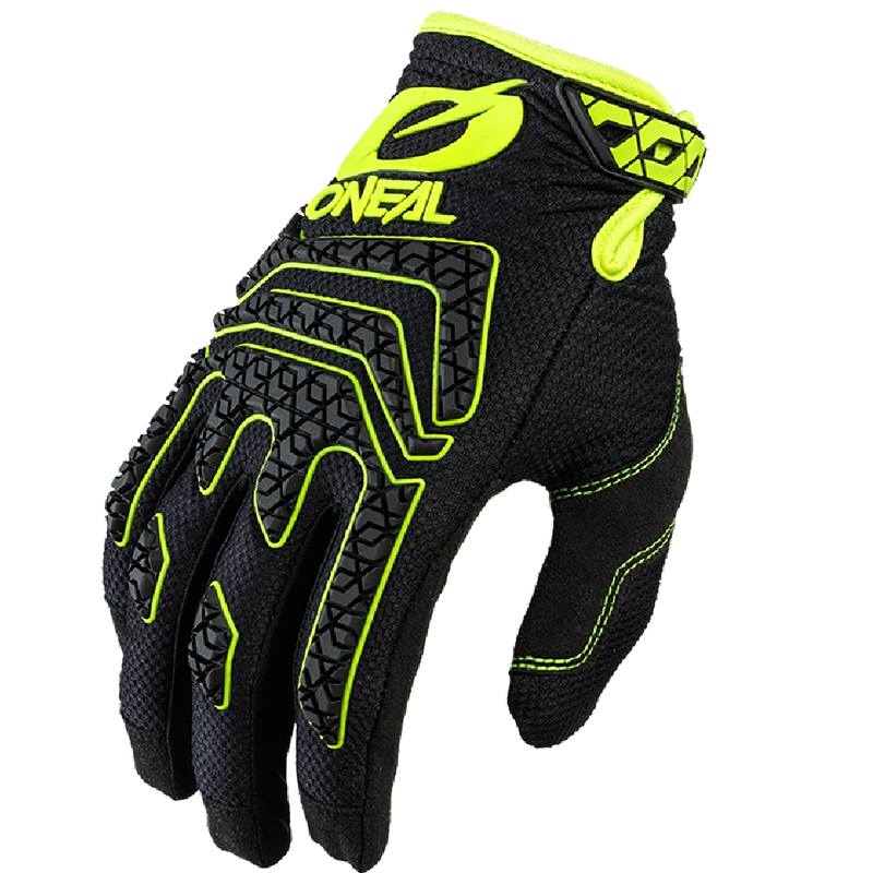 Motokros rokavice O'Neal Sniper Elite črno-fluo rumene