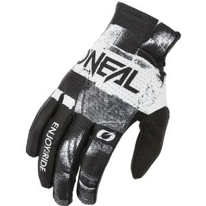 Motokros rokavice O'Neal Matrix Roller črno-bele