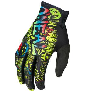Otroške motokros rokavice O'Neal Matrix Rancid črno-fluo rumene