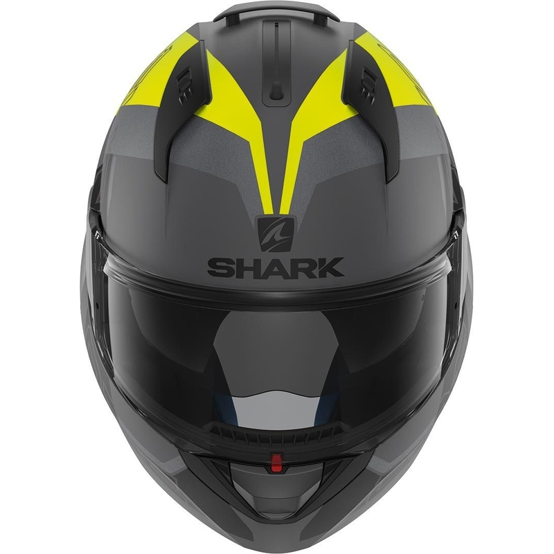 Zložljiva čelada SHARK EVO-ONE 2 Slasher Mat Silver-Black-Yellow razprodaja