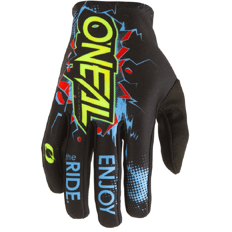 Otroške motokros rokavice O'Neal Matrix Villain, črne