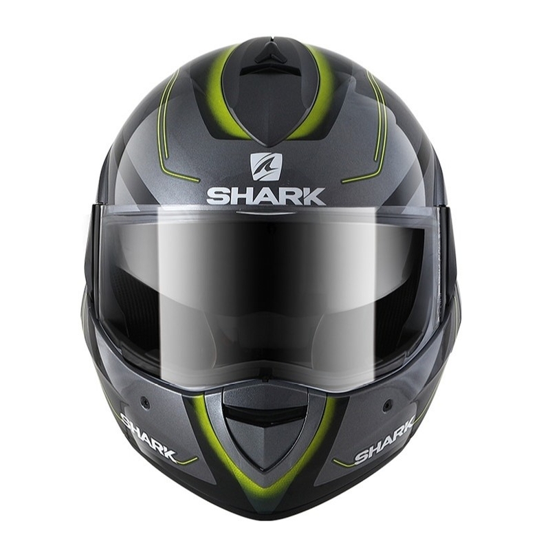 Zložljiva čelada SHARK EVOLINE 3 Hyrium Mat Grey-Black-Yellow razprodaja