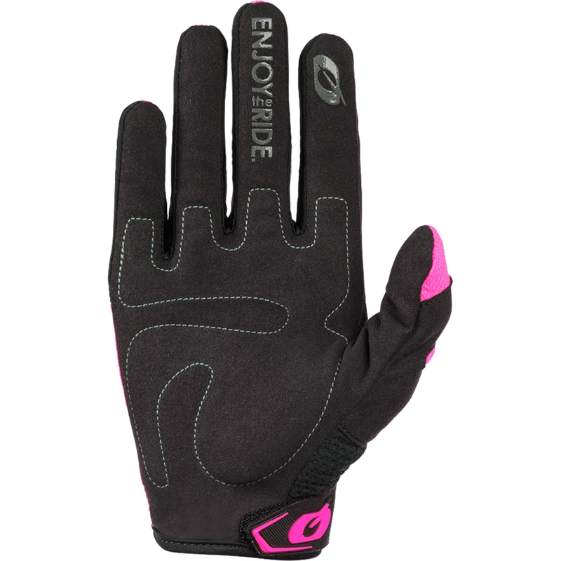 Ženske motokros rokavice O´Neal Element Racewear črno-roza