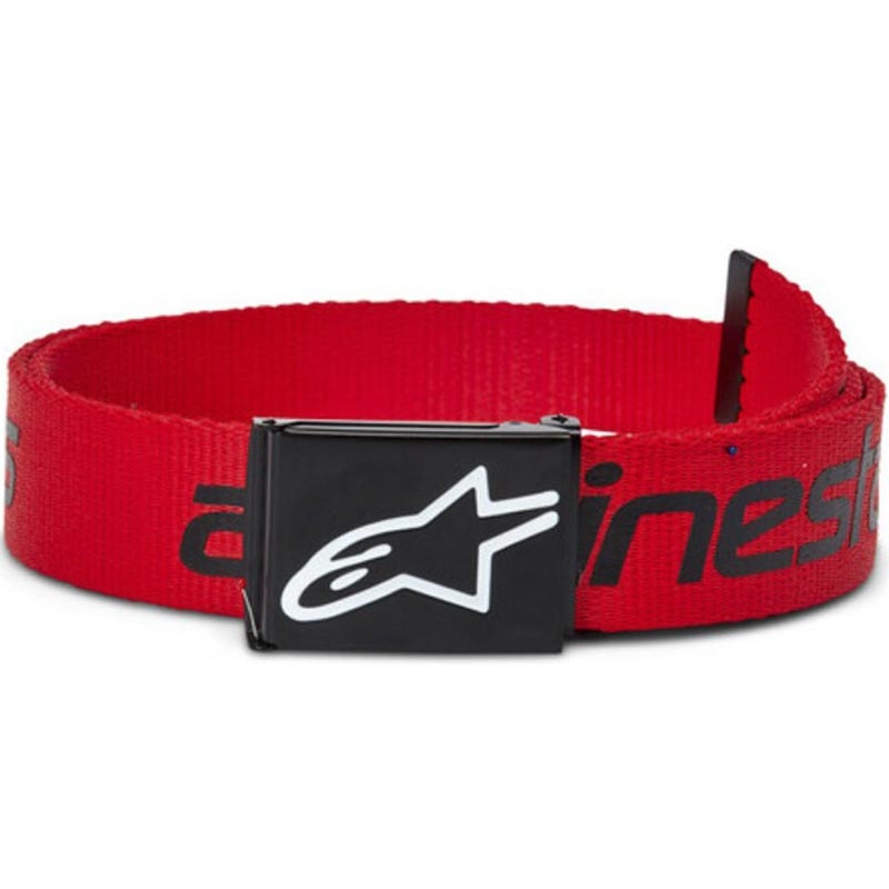 Pas Alpinestars Linear Web črno-rdeč